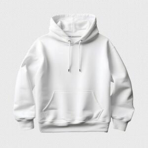 Classic White Pullover Hoodie