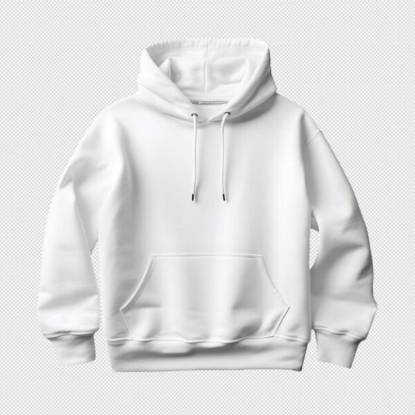Classic White Pullover Hoodie